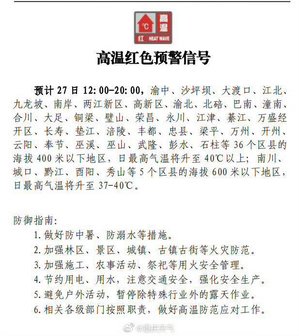 专家解答如何应对高温中的各种症状尊龙凯时APP重庆发布中暑最高预警(图4)